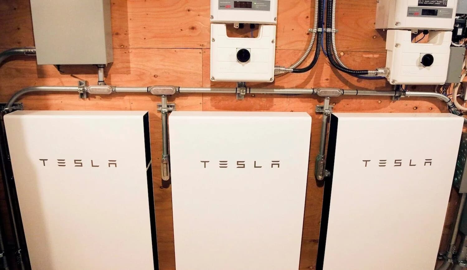 Home battery backup systems installed in a residence